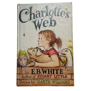 Charlotte’s Web E.B. White Vintage Hardcover Garth Williams Harper & Row Classic